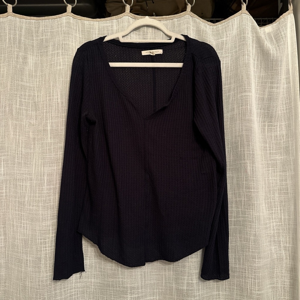 Dark Blue Aéropostale Knitted Sweater